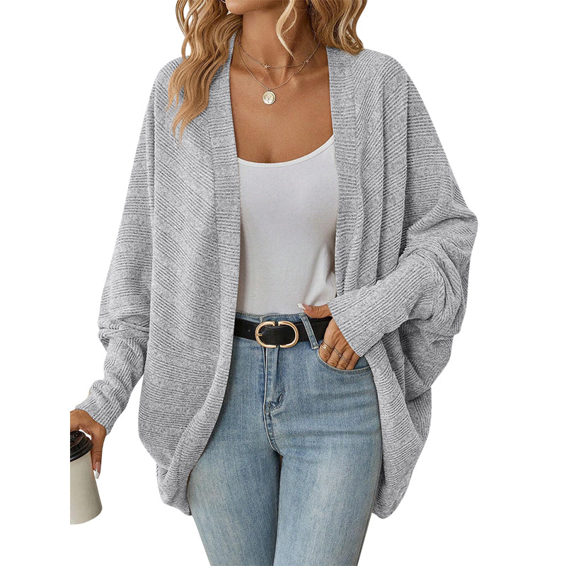 Loose Batwing Knit Cardigan