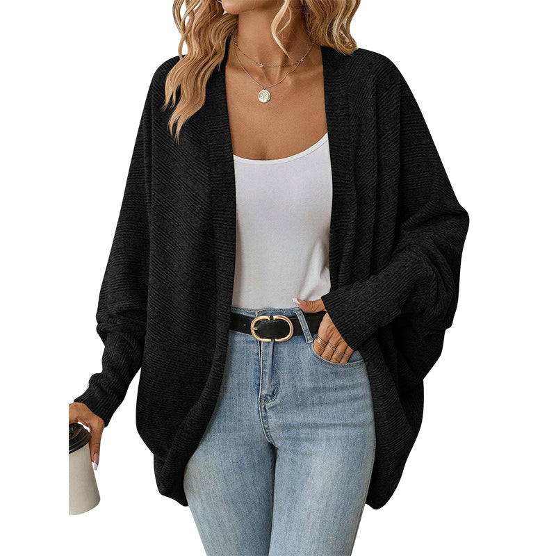 Loose Batwing Knit Cardigan