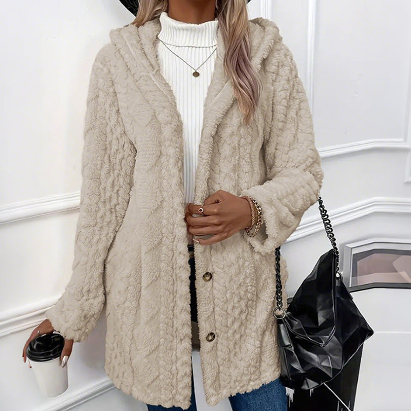 Daisy | Hooded Button-Front Jacket