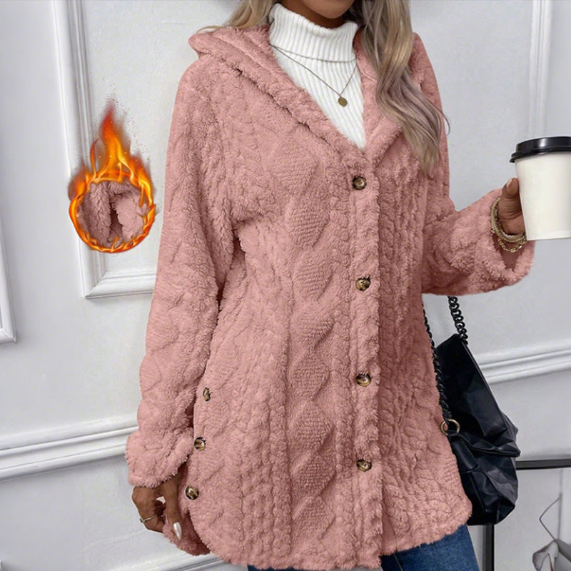Daisy | Hooded Button-Front Jacket