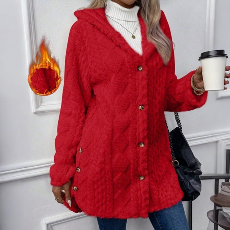 Daisy | Hooded Button-Front Jacket