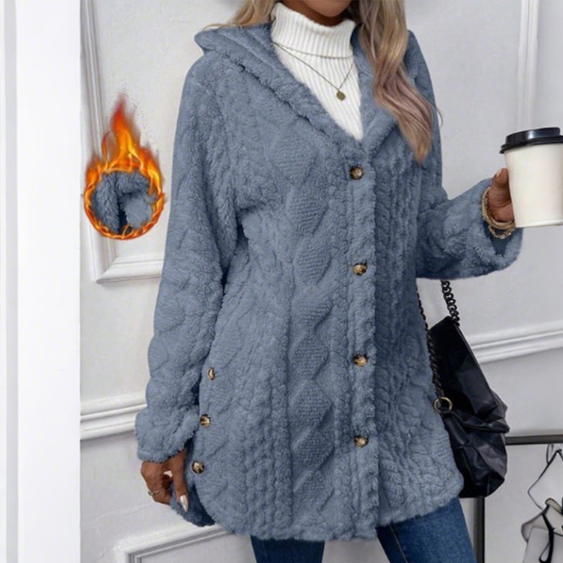 Daisy | Hooded Button-Front Jacket
