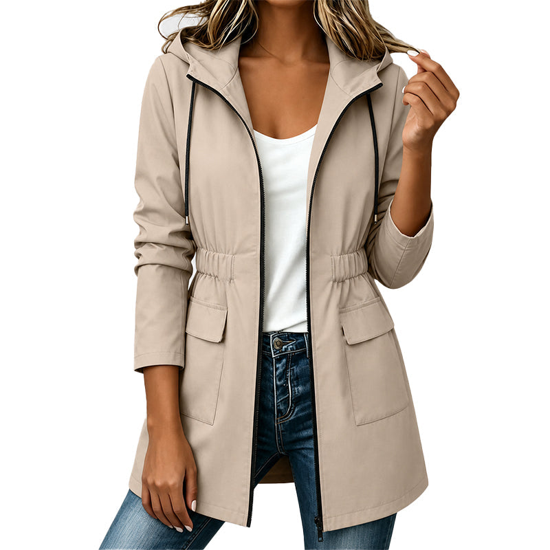 Suzie | Waterproof Hooded Rain Jacket