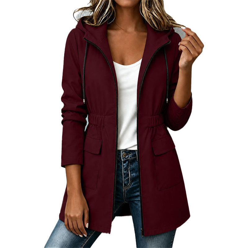 Suzie | Waterproof Hooded Rain Jacket