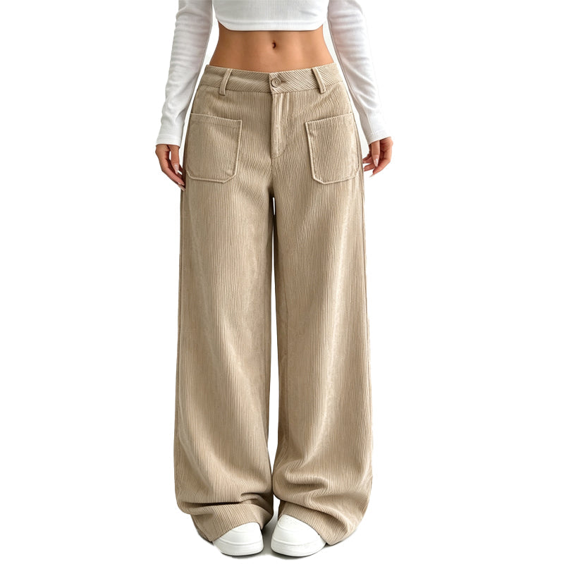 Jayda | Casual Relaxed-Fit Wide-Leg Trousers