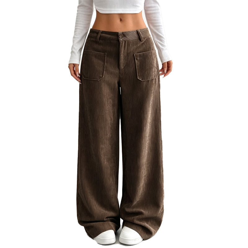 Jayda | Casual Relaxed-Fit Wide-Leg Trousers
