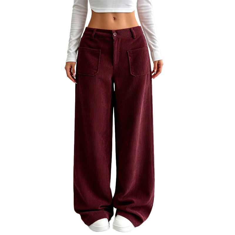 Jayda | Casual Relaxed-Fit Wide-Leg Trousers