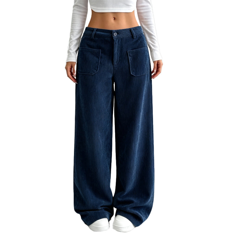 Jayda | Casual Relaxed-Fit Wide-Leg Trousers