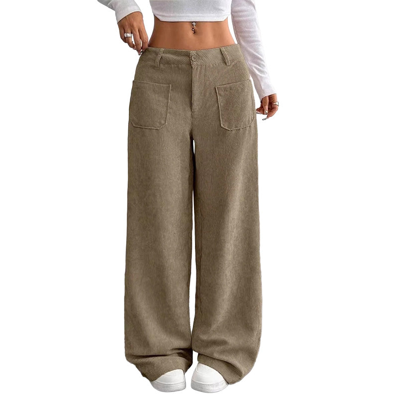 Jayda | Casual Relaxed-Fit Wide-Leg Trousers