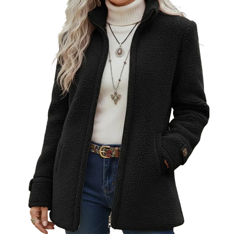 Alicia | High-Collar Zip-Up Jacket