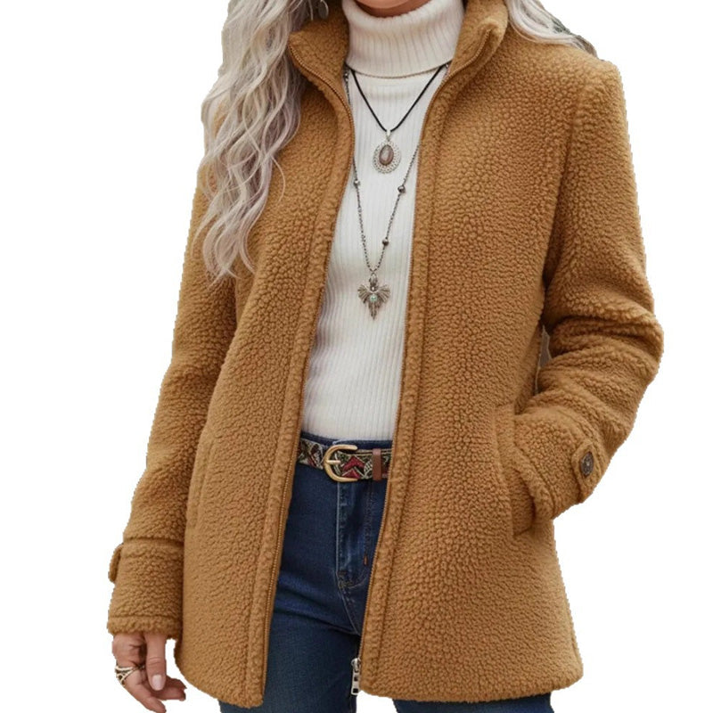 Alicia | High-Collar Zip-Up Jacket