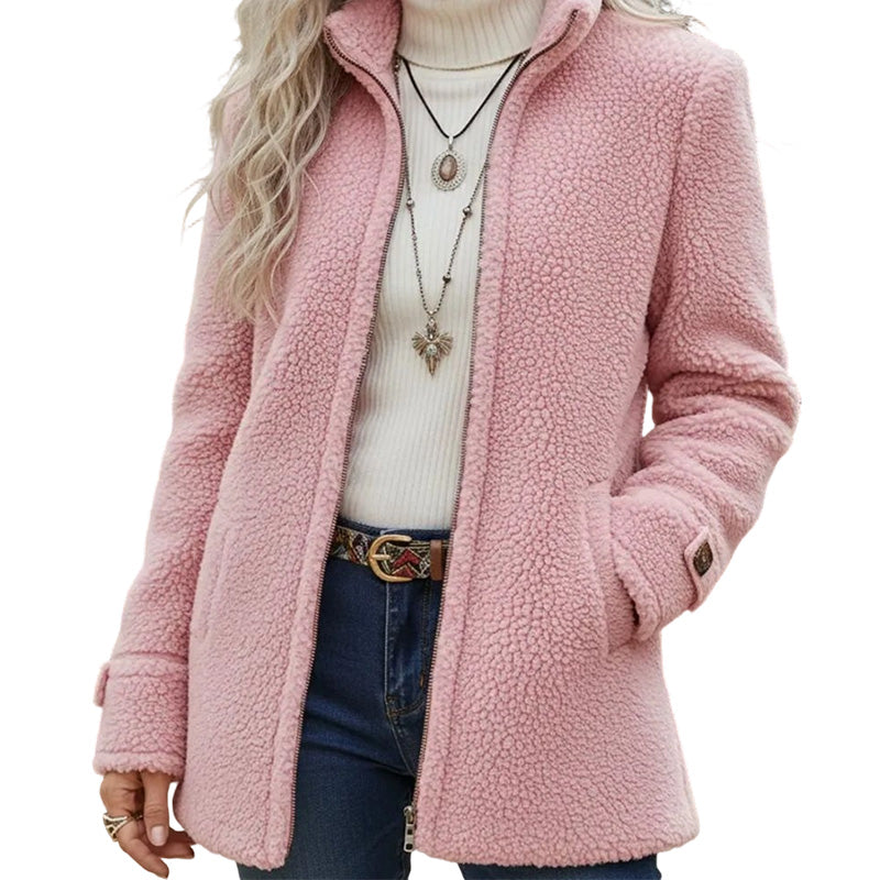 Alicia | High-Collar Zip-Up Jacket