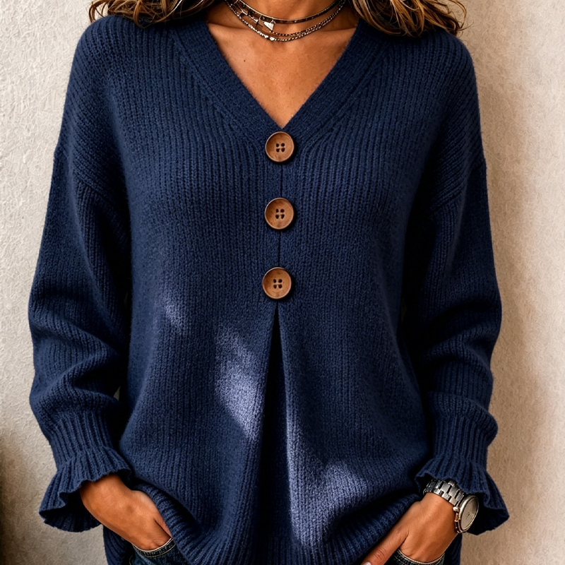 Maira | V-Neck Knitted Jumper