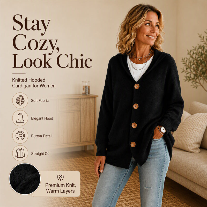 Lizzy | Casual Hooded Cardigan