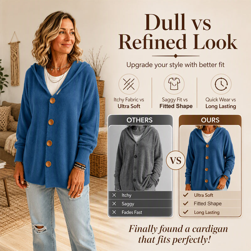 Lizzy | Casual Hooded Cardigan
