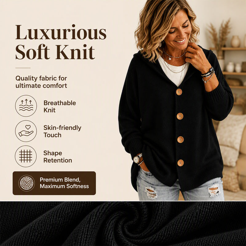 Lizzy | Casual Hooded Cardigan