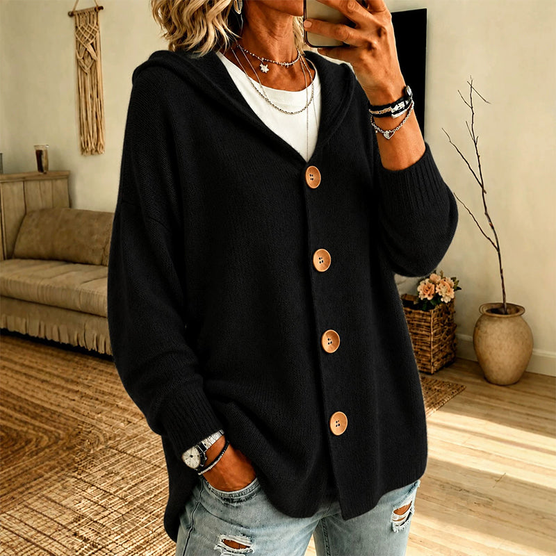 Lizzy | Casual Hooded Cardigan