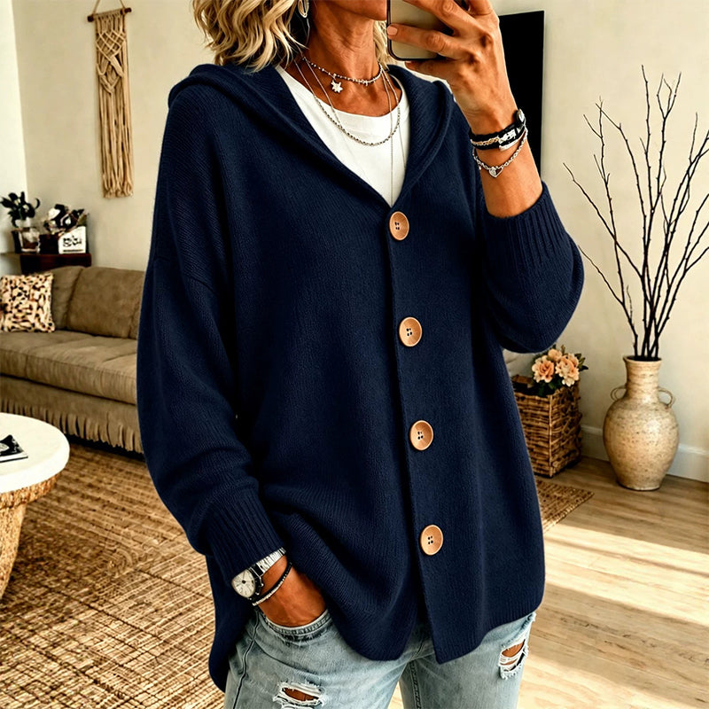 Lizzy | Casual Hooded Cardigan
