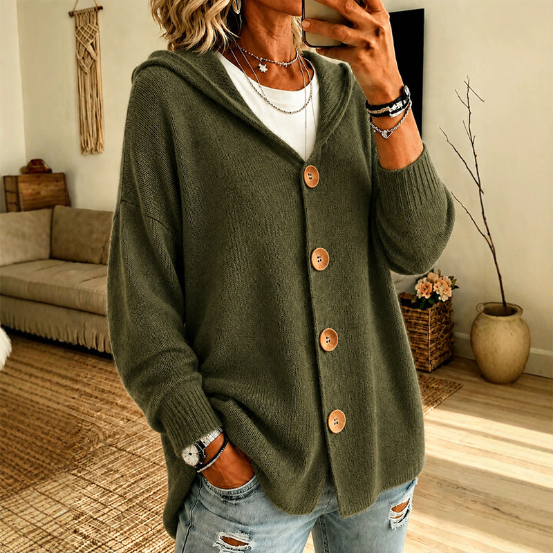 Lizzy | Casual Hooded Cardigan