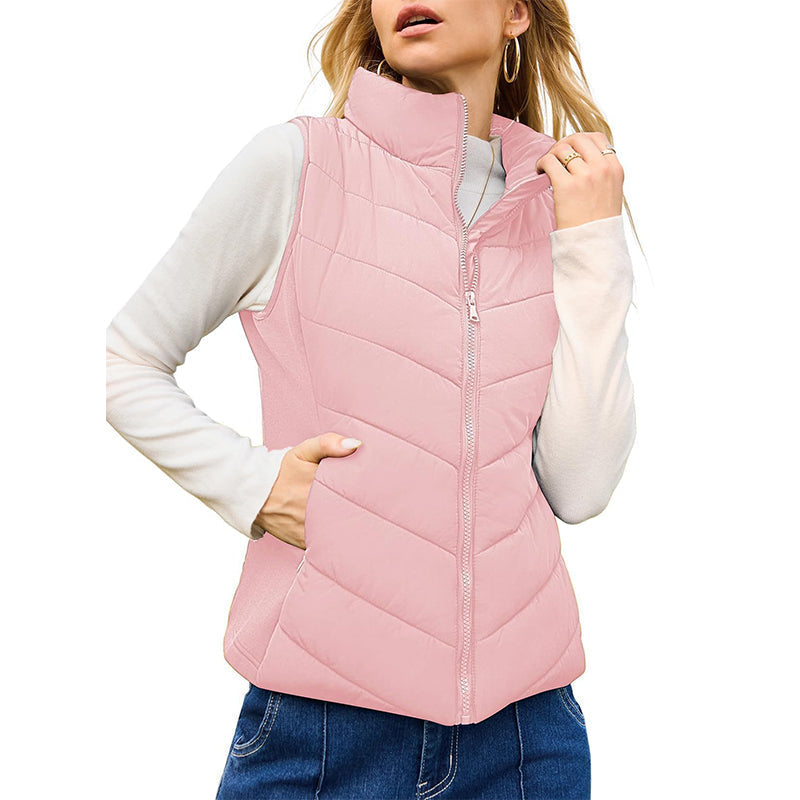Susan | Quilted Stand-Collar Puffer Gilet