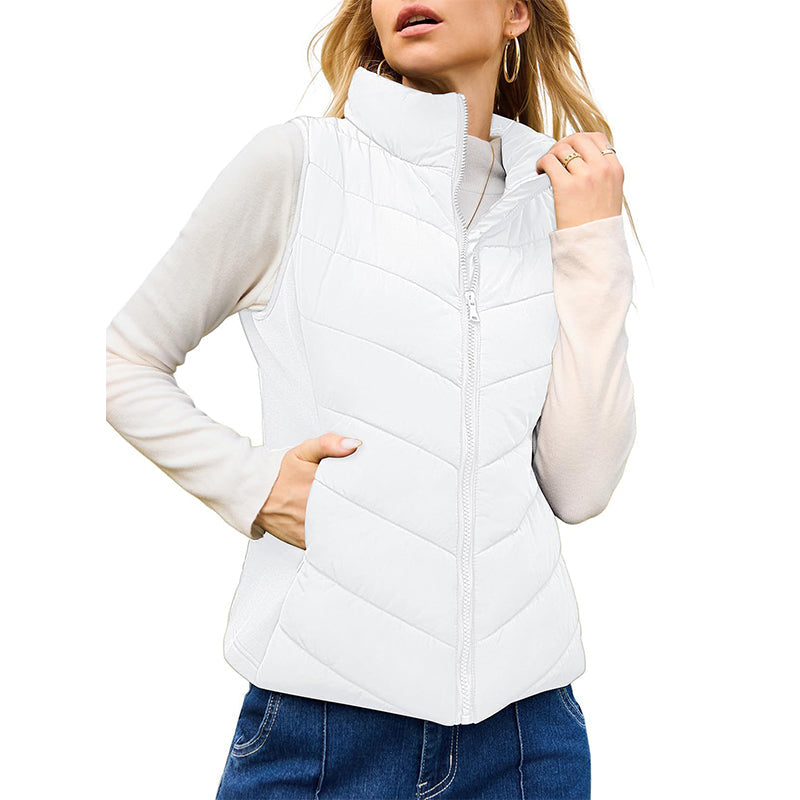Susan | Quilted Stand-Collar Puffer Gilet